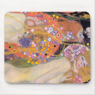 Gustav Klimt Mermaids Mousepad