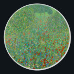 Gustav Klimt - Mohnfeld Keramikknauf<br><div class="desc">Mohnfeld / Poppiesfeld - Gustav Klimt,  Öl auf Leinwand,  1907</div>