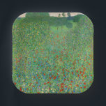 Gustav Klimt - Mohnfeld Pappteller<br><div class="desc">Mohnfeld / Poppiesfeld - Gustav Klimt,  Öl auf Leinwand,  1907</div>