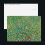 Gustav Klimt - Mohnfeld Postkarte<br><div class="desc">Mohnfeld / Poppiesfeld - Gustav Klimt,  Öl auf Leinwand,  1907</div>