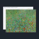 Gustav Klimt - Mohnfeld Postkarte<br><div class="desc">Mohnfeld / Poppiesfeld - Gustav Klimt,  Öl auf Leinwand,  1907</div>