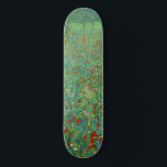 Gustav Klimt - Mohnfeld Skateboard<br><div class="desc">Mohnfeld / Poppiesfeld - Gustav Klimt,  Öl auf Leinwand,  1907</div>