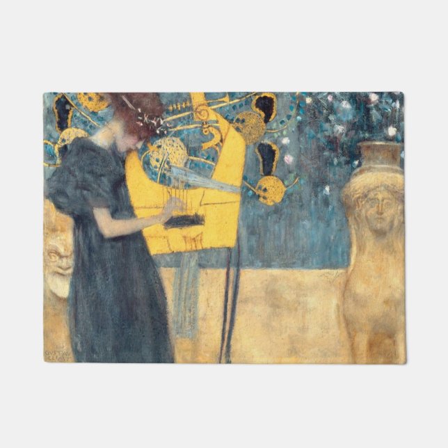 Gustav Klimt Music Fußmatte (Vorderseite)