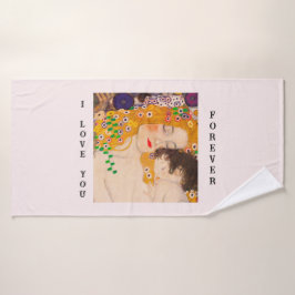 Gustav Klimt - Mutter und Kind Badhandtuch Set