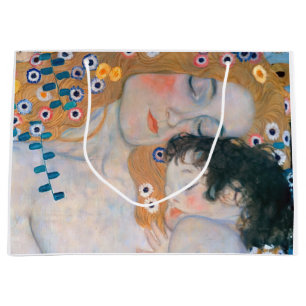 Gustav Klimt - Mutter und Kind Große Geschenktüte