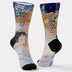 Gustav Klimt - Mutter und Kind Socken