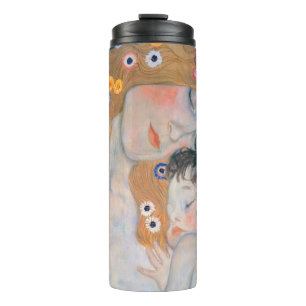 Gustav Klimt - Mutter und Kind Thermosbecher