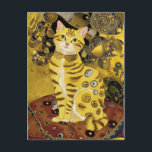Gustav Klimt niedlicher Katzenlöffel, Gustav klimt Postkarte<br><div class="desc">Gustav Klimt goldener niedlicher Katzenlöffel, Gustav klimt art Stellen Sie sich eine reizvolle Verbindung von felinem Charme und künstlerischer Pracht vor. Dieses Kunstwerk besticht durch den goldenen Stil von Gustav Klimt und bietet eine Szene, die weit von den üblichen Regalfiguren entfernt ist. Im Mittelpunkt der Aufmerksamkeit steht eine bezaubernd niedliche...</div>