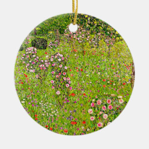 Gustav Klimt Orchard mit Rose Keramik Ornament
