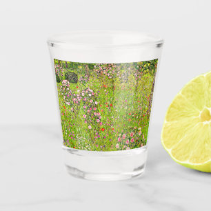 Gustav Klimt Orchard mit Rose Schnapsglas