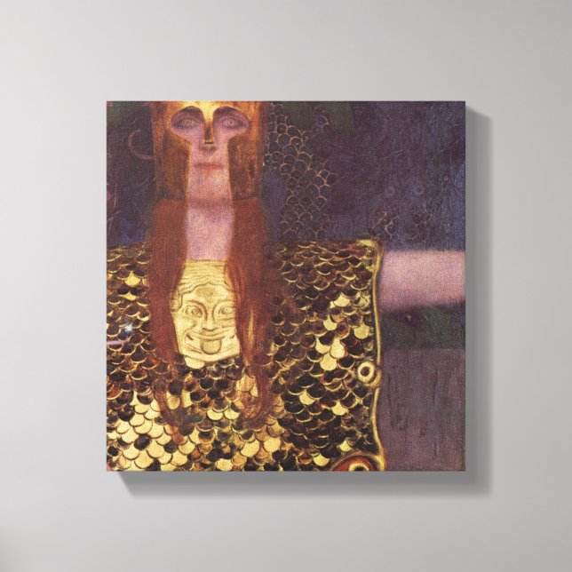 Gustav Klimt - Pallas Athena Leinwanddruck (Vorderseite)