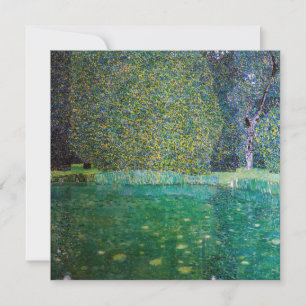 Gustav Klimt - Park Schloss Kammer am Attersee Dankeskarte