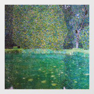 Gustav Klimt - Park Schloss Kammer am Attersee Fensteraufkleber