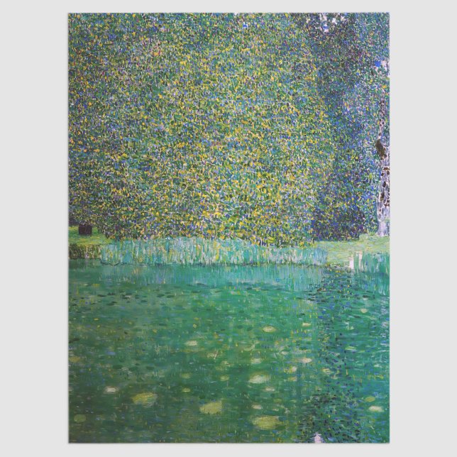 Gustav Klimt - Park Schloss Kammer am Attersee Seidenpapier (Von Creator hochgeladen)