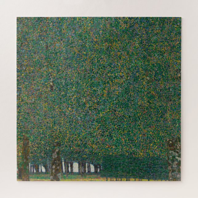 Gustav Klimt Park Vintage Jugendstil-Malerei (Horizontal)