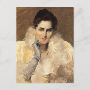 Gustav Klimt- Portrait einer Frau Postkarte