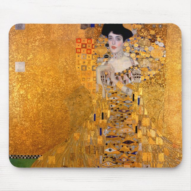 Gustav Klimt Portrait Mousepad (Vorne)