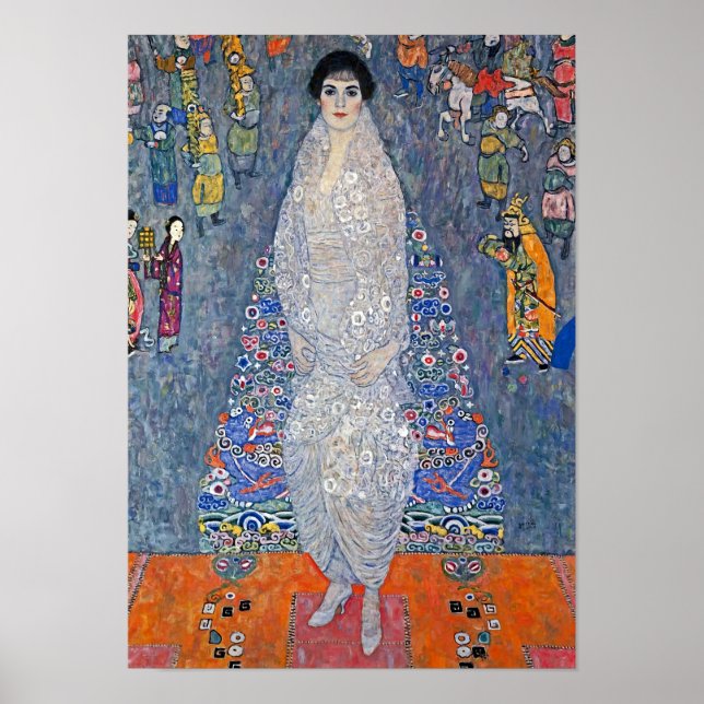 Gustav Klimt Portrait of Elisabeth Lederer Poster (Vorne)