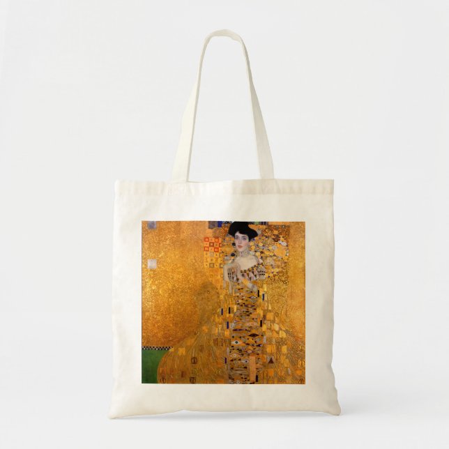 Gustav Klimt Portrait Tragetasche (Vorne)