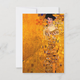 Gustav Klimt Portrait von Adele Bloch Bauer Einladung