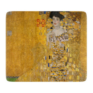 Gustav Klimt - Portrait von Adele Bloch-Bauer I Schneidebrett