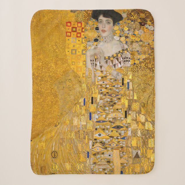 Gustav Klimt - Portrait von Adele Bloch-Bauer I Sherpadecke (Vorderseite)