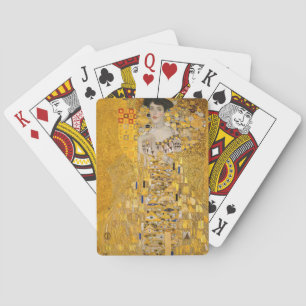 Gustav Klimt - Portrait von Adele Bloch-Bauer I Spielkarten