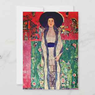Gustav Klimt Portrait von Adele Bloch-Bauer II Ankündigung