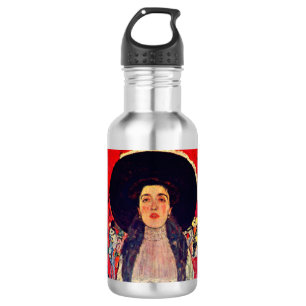 Gustav Klimt Portrait von Adele Bloch-Bauer II Edelstahlflasche