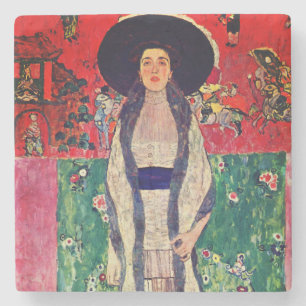 Gustav Klimt Portrait von Adele Bloch-Bauer II Steinuntersetzer