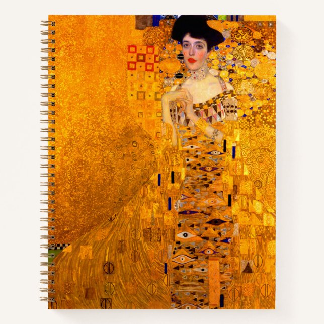 Gustav Klimt Portrait von Adele Bloch Bauer Notizbuch (Vorderseite)