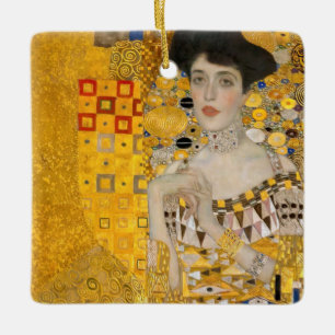 Gustav Klimt - Porträt der Adele Bloch-Bauer I Keramikornament