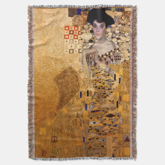 Gustav Klimt Porträt von Adel Bloch Bauer 1907 Decke (Vorderseite Vertikal)