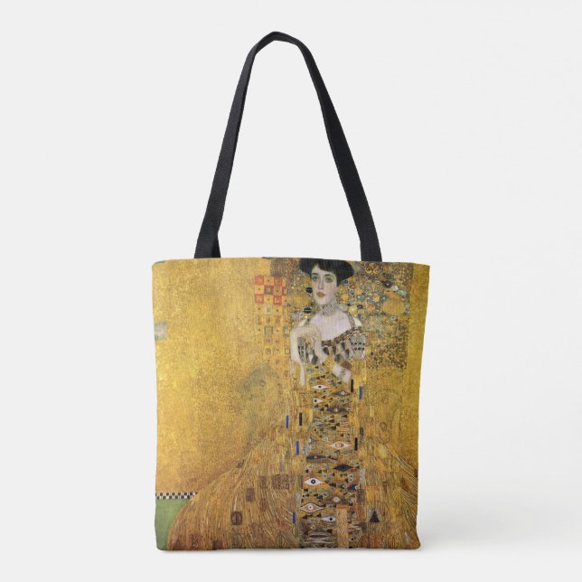GUSTAV KLIMT - Porträt von Adele Bloch-Bauer 1907 Tasche (Rückseite)