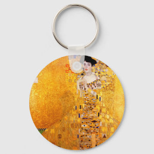 Gustav Klimt Porträt von Adele Bloch-Bauer I Schlüsselanhänger