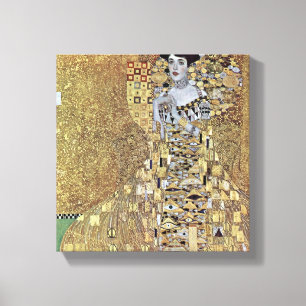 Gustav Klimt - Porträt von Adele Bloch-Bauer Leinwanddruck
