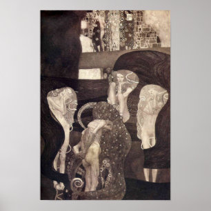 Gustav Klimt Poster ~ Jurisprudenz endgültiger Sta