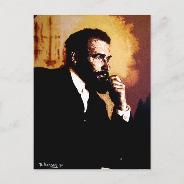 Gustav Klimt Postkarte (Vorderseite)