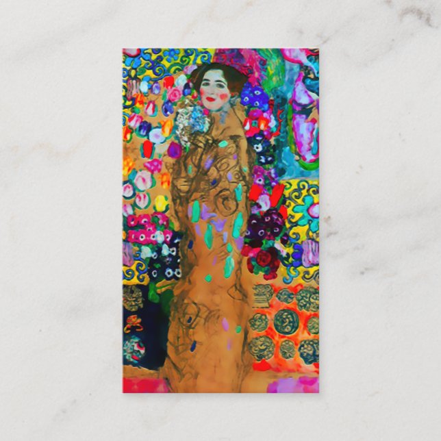 Gustav Klimt Print ~ Visitenkarte (Vorderseite)