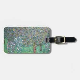 Gustav Klimt - Rosen unter Bäumen Gepäckanhänger