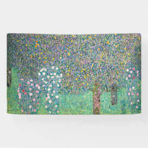 Gustav Klimt - Rosen unter den Bäumen Banner