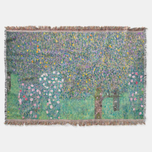 Gustav Klimt - Rosenbüsche unter den Bäumen Decke
