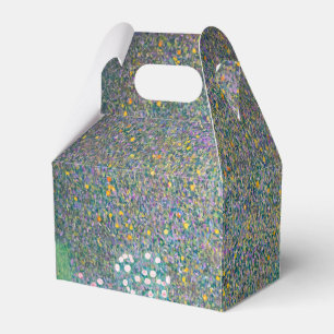 Gustav Klimt - Rosensträucher unter den Bäumen Geschenkschachtel