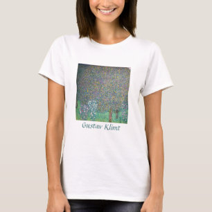 Gustav Klimt - Rosensträucher unter den Bäumen T-Shirt