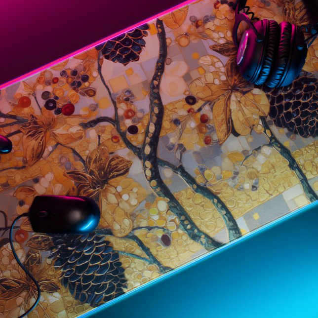 gustav klimt Rustic Pinecone Holiday Winter Bathro (Créateur téléchargé)