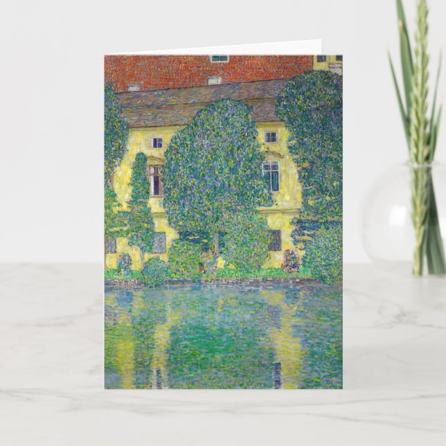Gustav Klimt - Schloss Kammer am Attersee III Karte (Vorderseite)