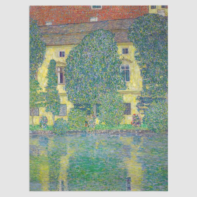 Gustav Klimt - Schloss Kammer am Attersee III Seidenpapier (Von Creator hochgeladen)