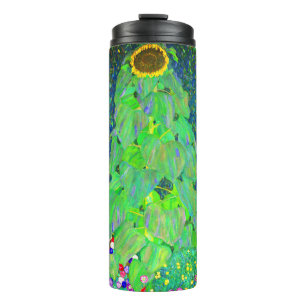 Gustav Klimt Sonnenblume Thermosbecher