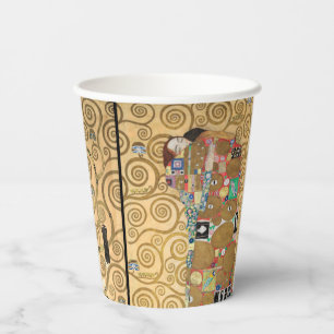 Gustav Klimt - Stoclet-Fries Baum des Lebens Pappbecher