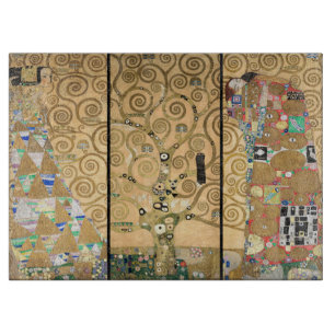 Gustav Klimt - Stoclet Frieze Tree of Life Schneidebrett
